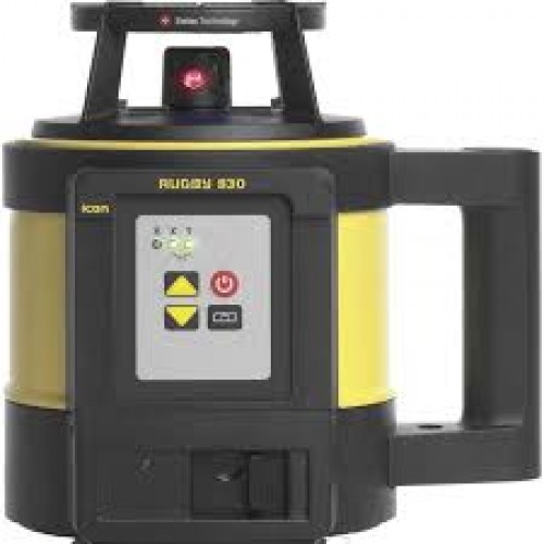 Leica Rugby 830 Rotary Laser Level with Rod Eye 160